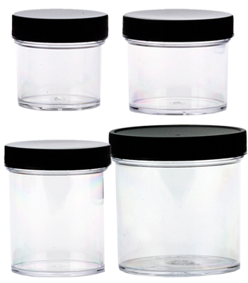 Clear Jars with Lids