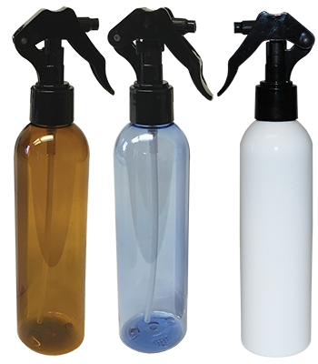 8 oz. Bullet Bottles with & without Trigger Sprayers