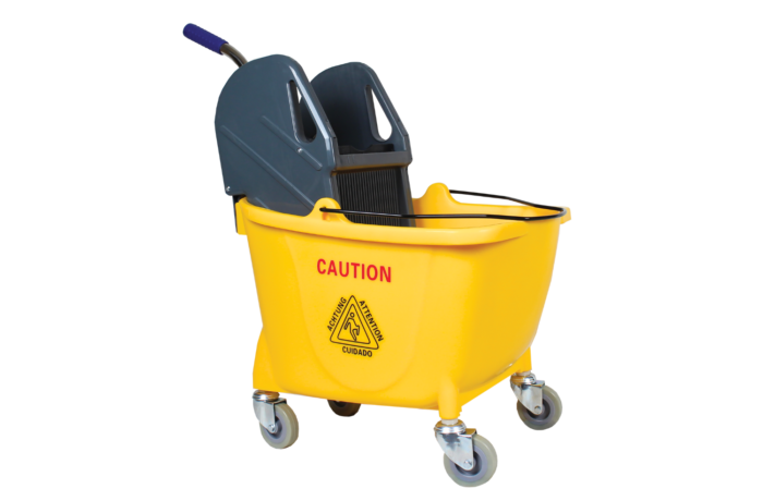 Mop Bucket with Down Press Wringer